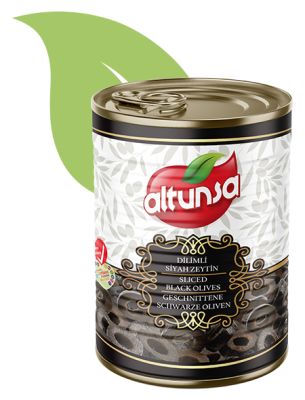 زيتون أسود مقطع شرائح