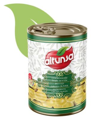 زيتون أخضر منزوع النواة